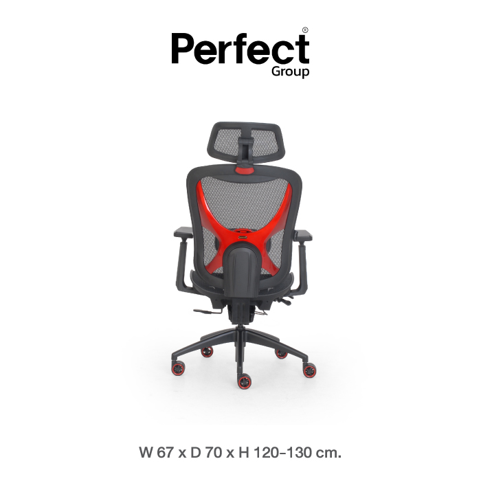 เก้าอี้เกมมิ่ง Perfect รุ่น GRAMMY SERIES สีแดง